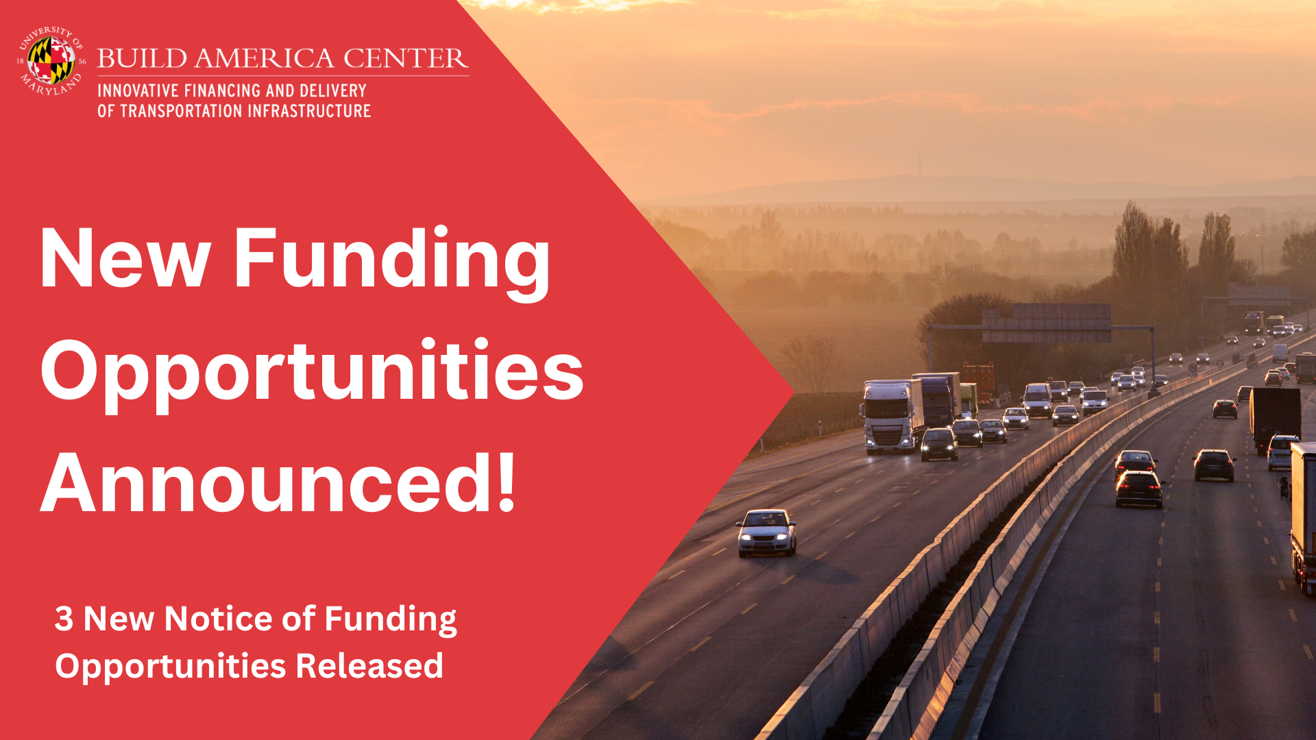 New Notice of Funding Opportunities Announced