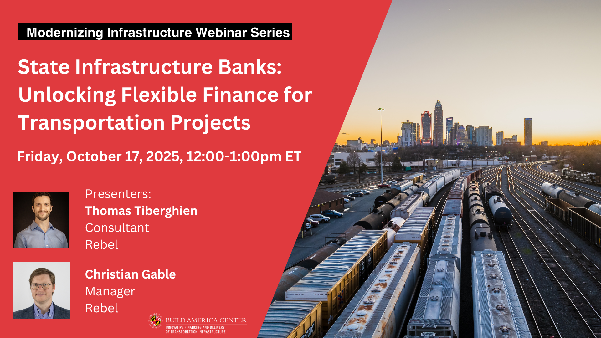 Unlocking Flexible Finance for Transportation Projects| Modernizing Infrastructure Webinar Series