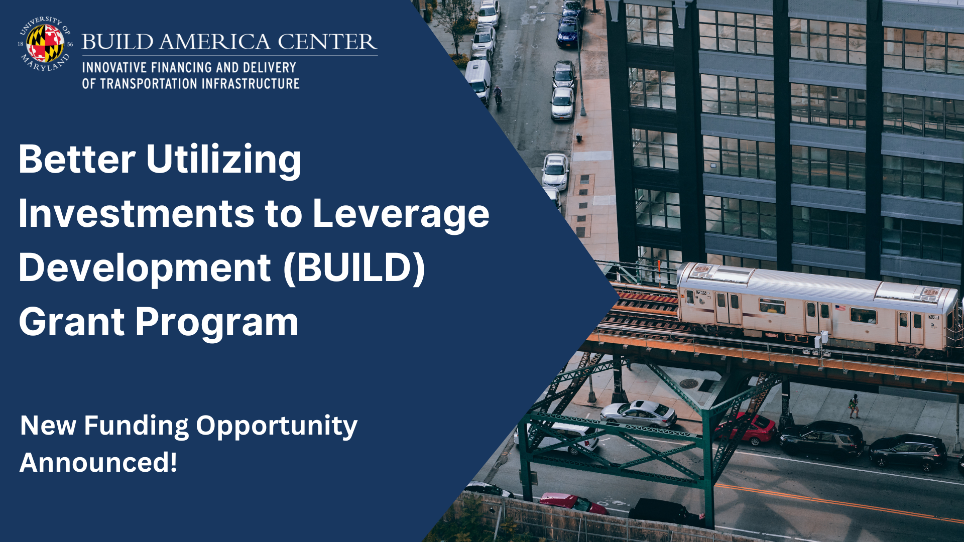 Notice of Funding Opportunity: Better Utilizing Investments to Leverage Development